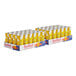 A case of 48 Red Bull Tropical energy drink cans with yellow and white graphics.