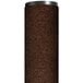A roll of dark toast brown carpet.
