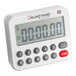 A white AvaTime digital kitchen timer with a display.
