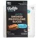 A package of 8 Violife Just Like Smoked Provolone vegan cheese slices.