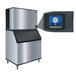 A silver Manitowoc Indigo NXT water cooled ice machine.