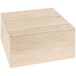A Cal-Mil maple wood display riser with a white background.