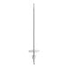 An Avantco silver pole with a round base.