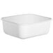 A white rectangular Choice plastic food storage box.