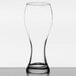 A close-up of a Libbey Giant Pilsner Glass with beer in it.