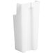 A white plastic holder for Cambro ingredient bins with a scoop.