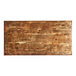A Lancaster Table & Seating butcher block table with a vintage wood finish.