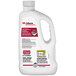 A white bottle of SC Johnson Professional Hyper Concentrate Floor Stripper with red labels.
