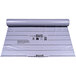 A roll of gray PVC shower pan liner material.