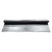 A roll of black plastic Oatey shower pan liner on a white background.