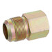 A zinc-plated steel Easyflex gas valve nut with female NPT threads.