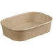A brown rectangular Solia Lingot container with a white lid.
