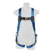 A blue and black KStrong Kapture full-body harness.