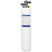 A white 3M High Flow water filtration system with a blue label on the cylinder.