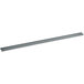 A long grey rectangular plastic label holder.