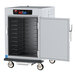 A Metro C5 heated holding / proofing cabinet with a solid door open.