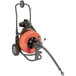 A close-up of a General Pipe Cleaners Speedrooter 92 hose reel.
