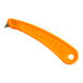 An orange CrewSafe Mini-Cut utility knife with a hole in the end.