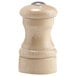 Chef Specialties 04355 Professional Series Customizable Capstan Natural Maple Salt Shaker - 4 inch