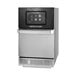 A stainless steel Merrychef conneX12 high-speed oven with a digital display.