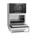 A stainless steel Merrychef conneX12 high-speed oven with a digital display.