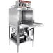 A CMA Dishmachines door type dishwasher with an open door.