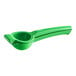 A green aluminum Choice Handheld Lime Juicer.