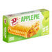 A box of JJ's Bakery Apple Pie Turnovers on a white background.