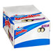 A white and blue box of Hostess Chocolate Frosted Mini Donuts.