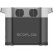 An EcoFlow DELTA 2 portable power station with black and silver vents.