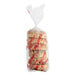 A plastic bag of Just Bagels Authentic New York Pre-Sliced Everything Bagels.