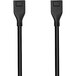 Two black EcoFlow battery cables, one on top of the other.