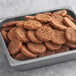 A tray of MorningStar Farms Vegetarian Sausage Patties on a table.