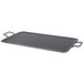 An American Metalcraft wrought iron rectangular griddle with handles.