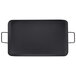 An American Metalcraft wrought iron rectangular pan with handles.