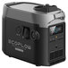 A black and silver EcoFlow Smart Generator portable power generator.