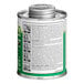 A can of E-Z Weld Clear Heavy Body PVC Cement with instructions on it.