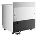 An Avantco worktop refrigerator with a white and black exterior.