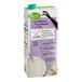A carton of Pacific Foods Unsweetened Vanilla Hemp Milk with a label.