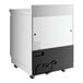 A large white Avantco worktop refrigerator with black accents.