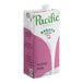 A 32 fl. oz. carton of Pacific Foods Barista Series Hemp Milk.
