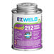 An 8 oz. purple and white can of E-Z Weld PVC primer.