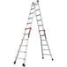 Two Little Giant aluminum articulated ladders.
