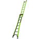 A green Little Giant King Kombo ladder with black accents and text.