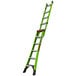 A green Little Giant King Kombo 2.0 XT industrial ladder with black handles.