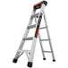 A Little Giant King Kombo ladder with a black handle.