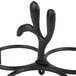 A black polyethylene caddy with three molcajetes inside.