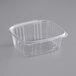 A clear Stalk Market rectangular deli container with a clear lid.