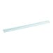 A white plastic strip with a clear plastic tag holder on a long handle.