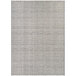 A Couristan Cape Marion runner rug with a chevron pattern in light brown and ivory.